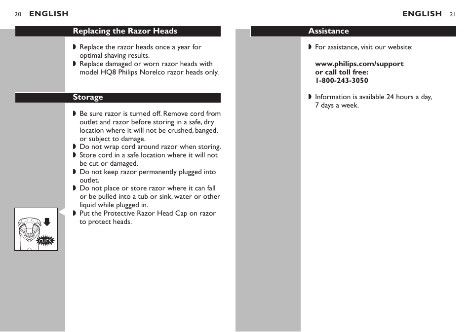 Philips 7810XL-18 User Manual | Page 11 / 12