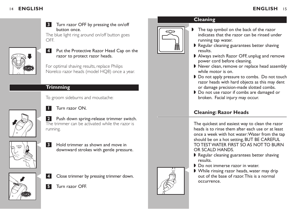 Philips 7810XL-18 User Manual | Page 8 / 12