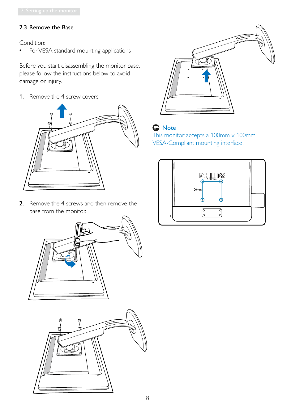 Philips Brilliance LED monitor 241P3LES P-line 24" - 61 cm with SmartImage User Manual | Page 10 / 61