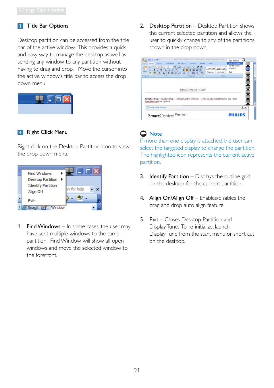 Philips Brilliance LED monitor 241P3LES P-line 24" - 61 cm with SmartImage User Manual | Page 23 / 61