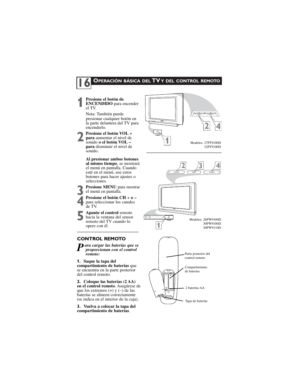 Philips 30PW9100D-37B User Manual | Page 18 / 42