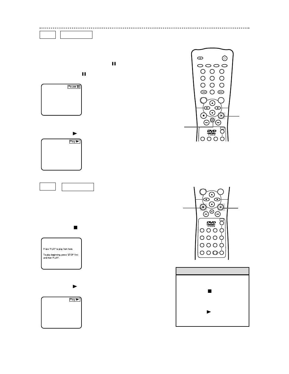 20 pausing playback, Pausing playback, Helpful hint | Dvd audio cd dvd, Audio cd | Philips DVD782CH99 User Manual | Page 20 / 55