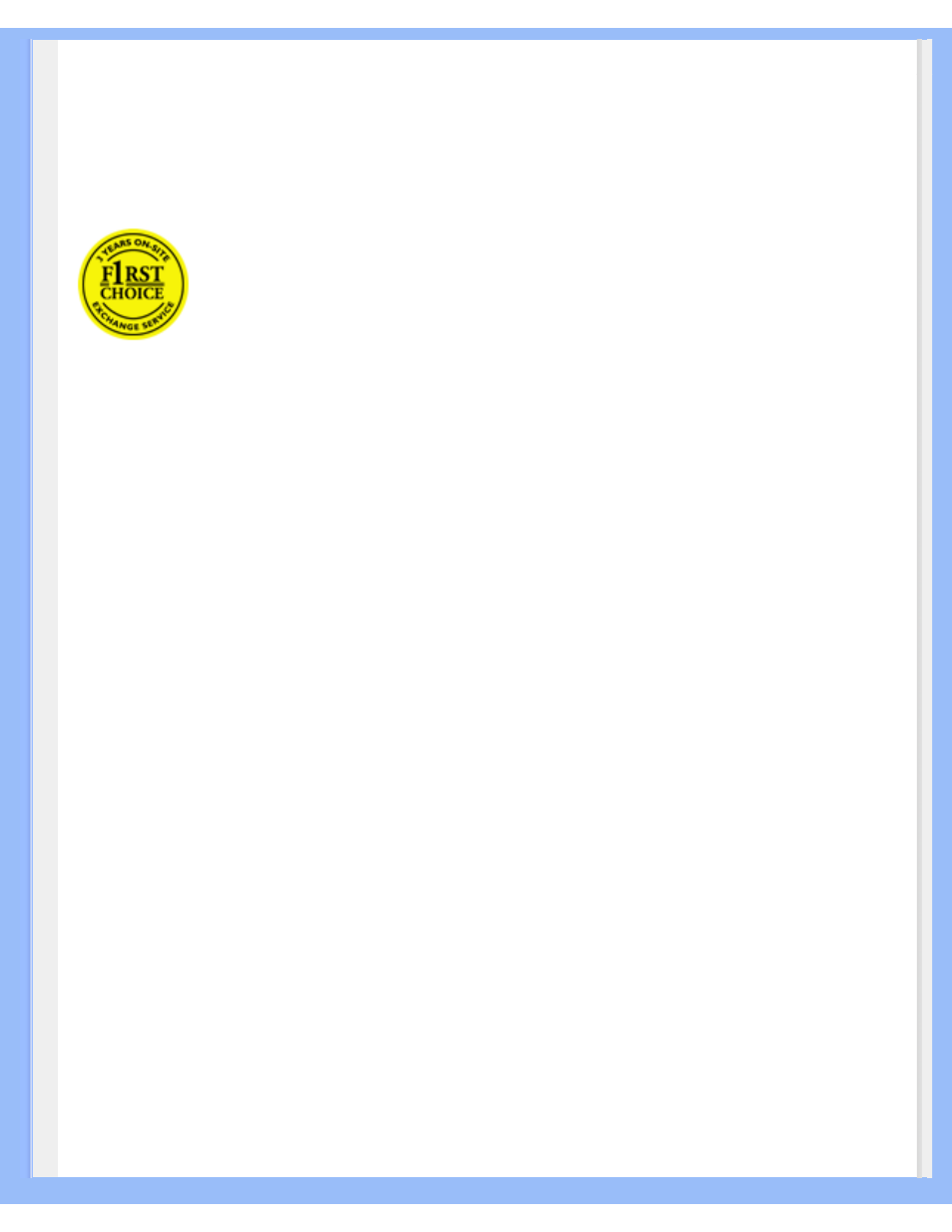 Your philips f1rst choice warranty, Western europe, Austria | Belgium, Cyprus, Denmark, France, Germany, Greece, Finland | Philips LCD monitor 190S6FB 48 cm 19" SXGA User Manual | Page 68 / 94