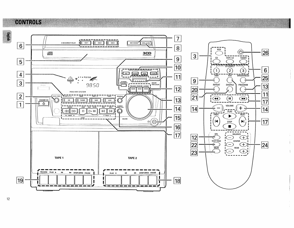 Philips FW754P37 User Manual | Page 12 / 86