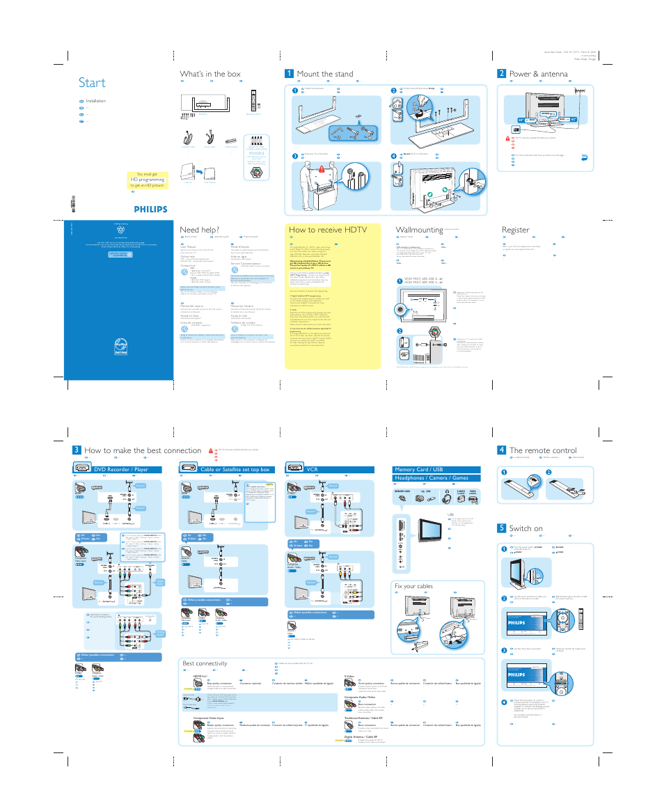 Philips 42PF9731D-37B User Manual | 1 page