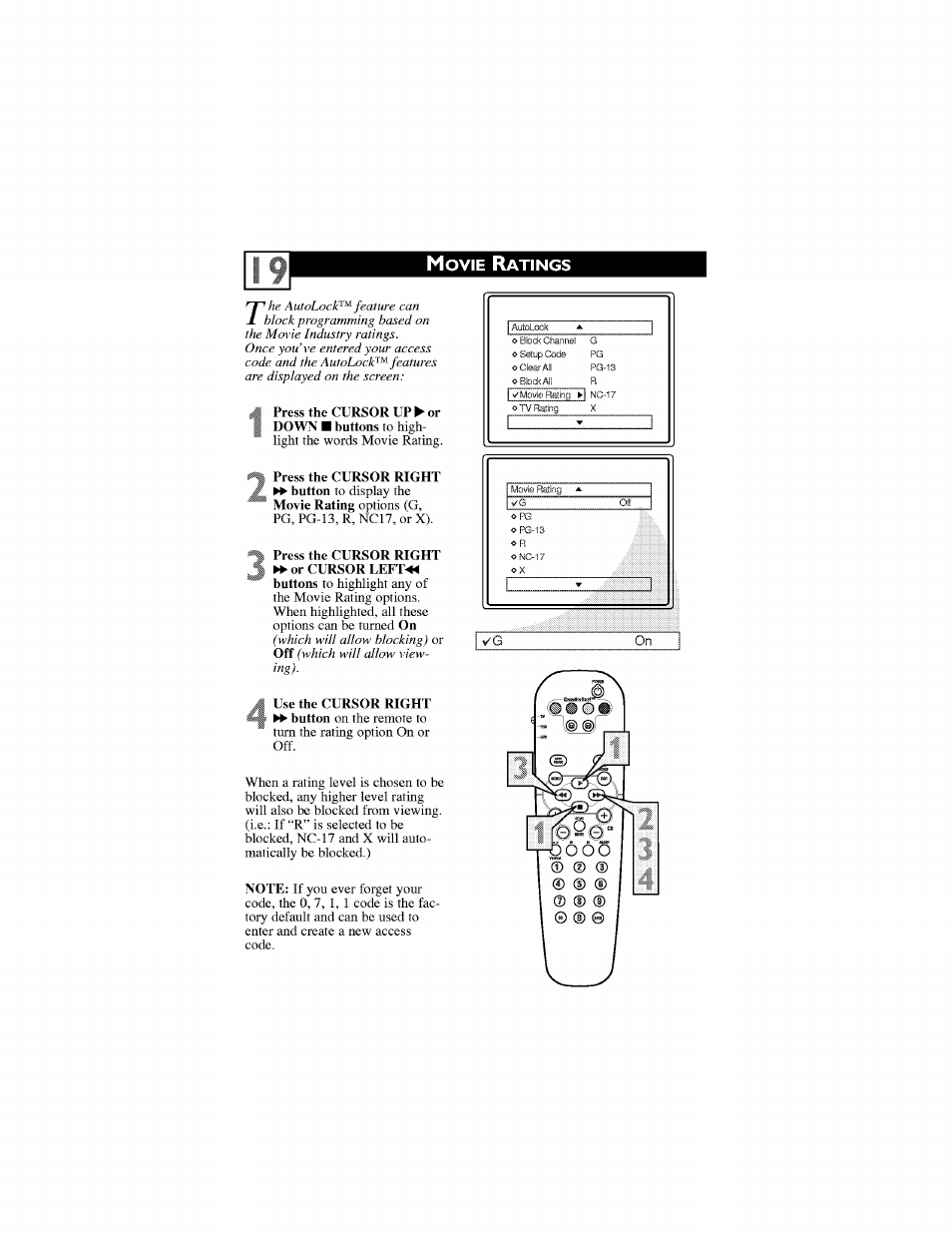 Ovie, Atings | Philips 30PW6341-37 User Manual | Page 23 / 42