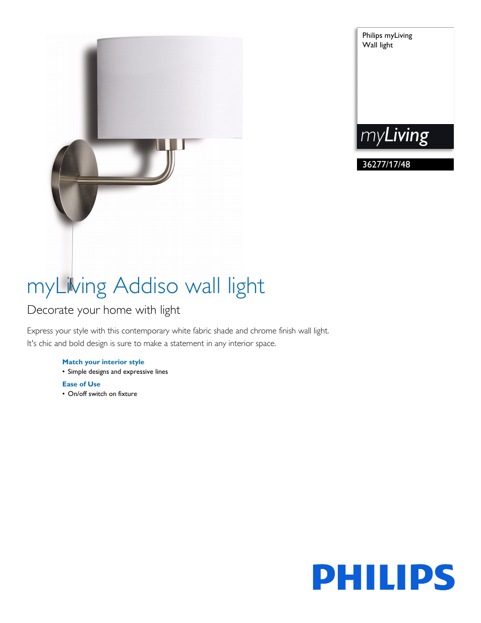 Philips 362771748 User Manual | 2 pages