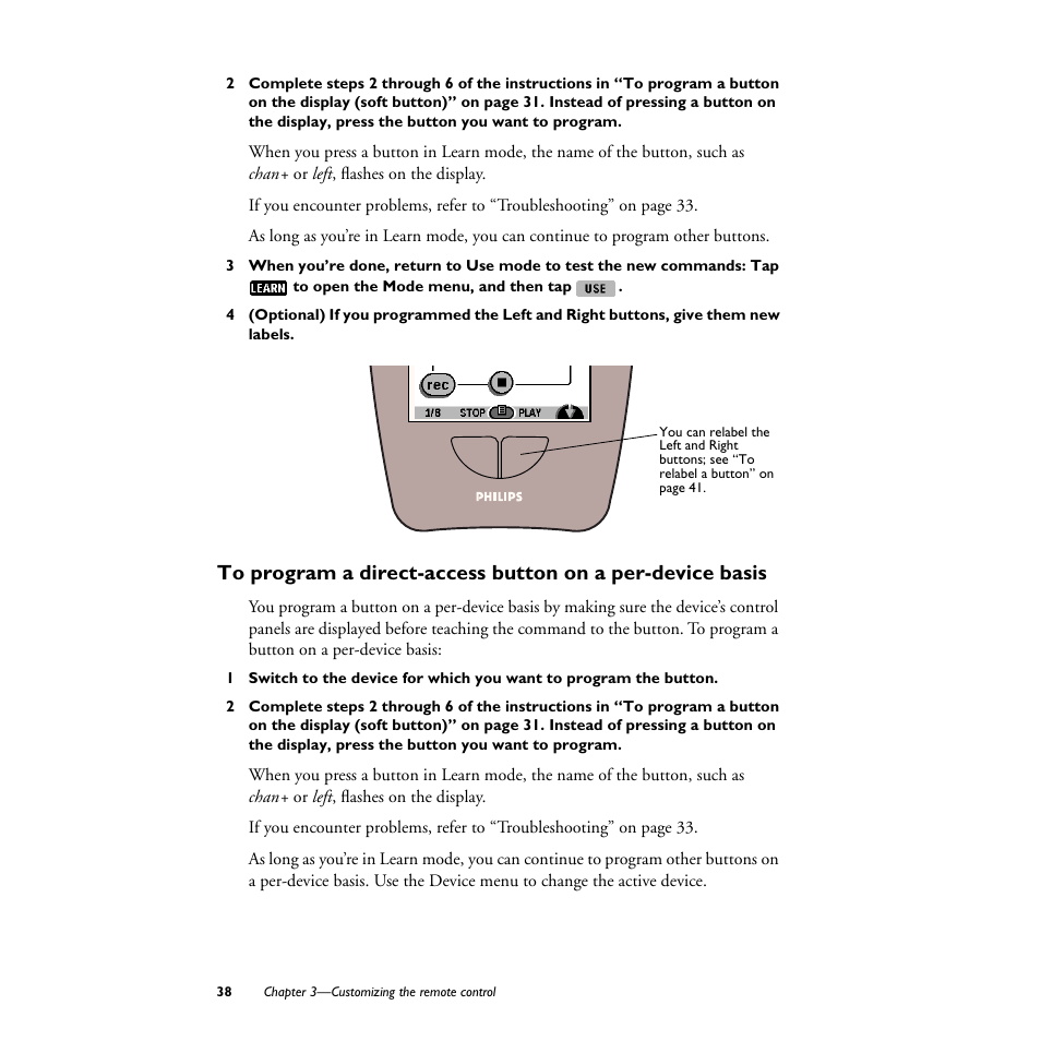 Philips TS1000 User Manual | Page 40 / 83