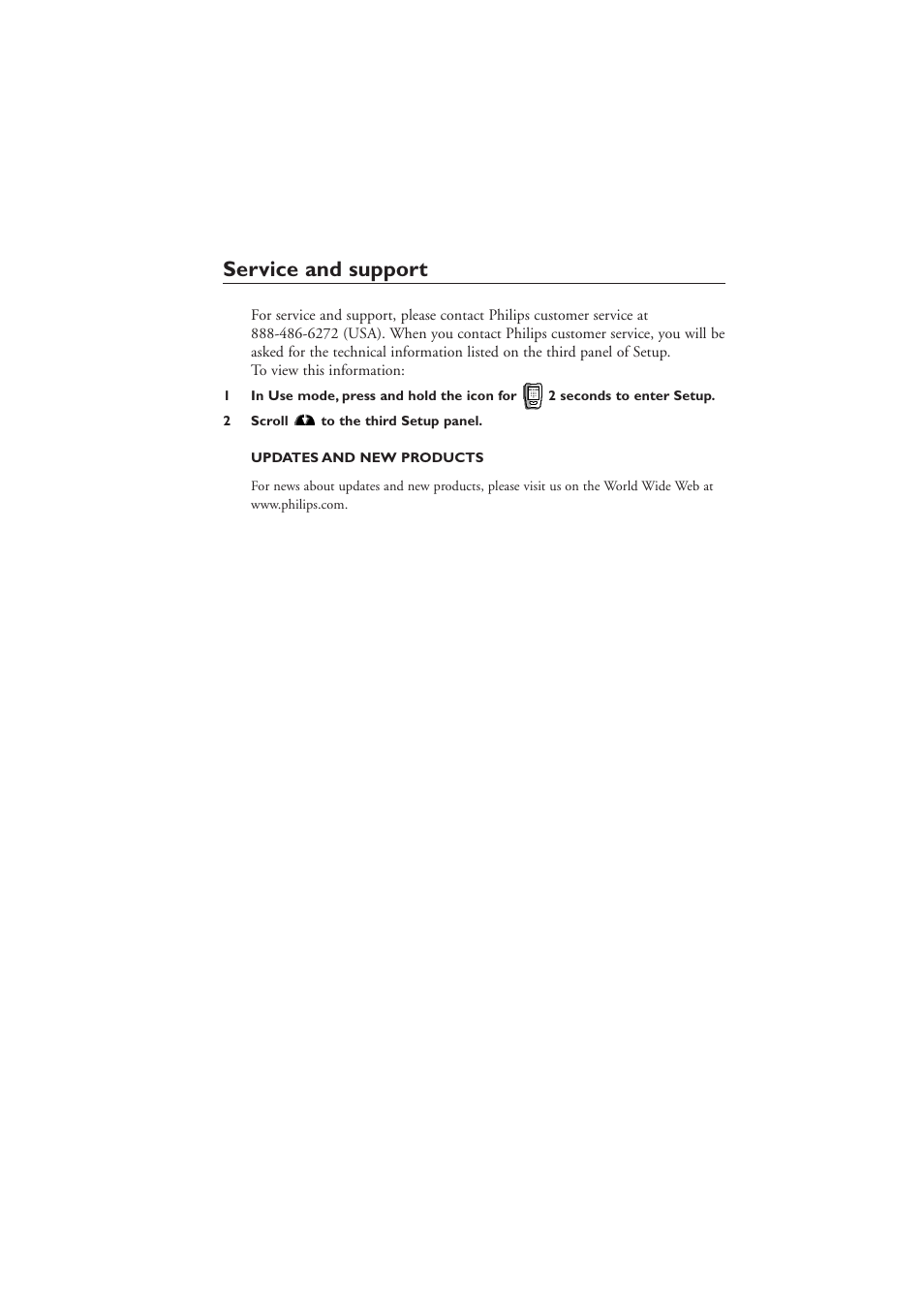 Service and support | Philips TS1000 User Manual | Page 82 / 83