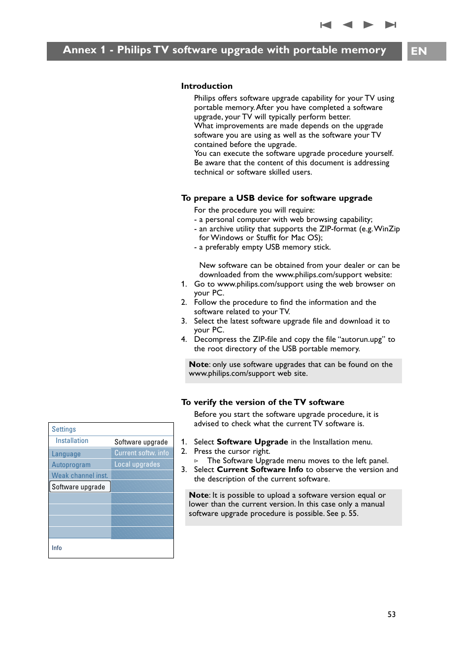 Philips 42PF9631D-37E User Manual | Page 55 / 64
