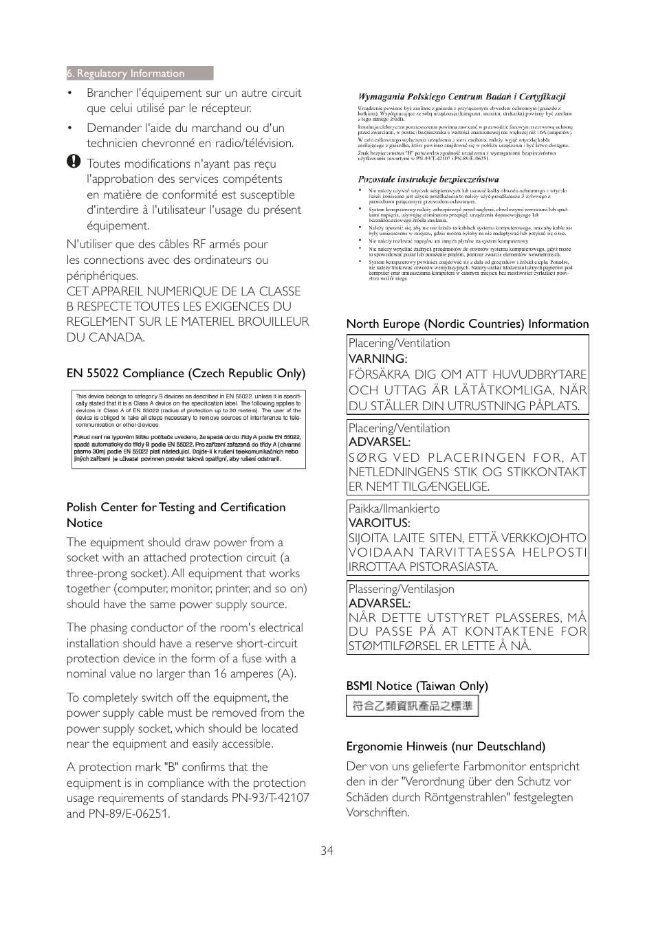 Philips 221S3SB-27 User Manual | Page 36 / 48