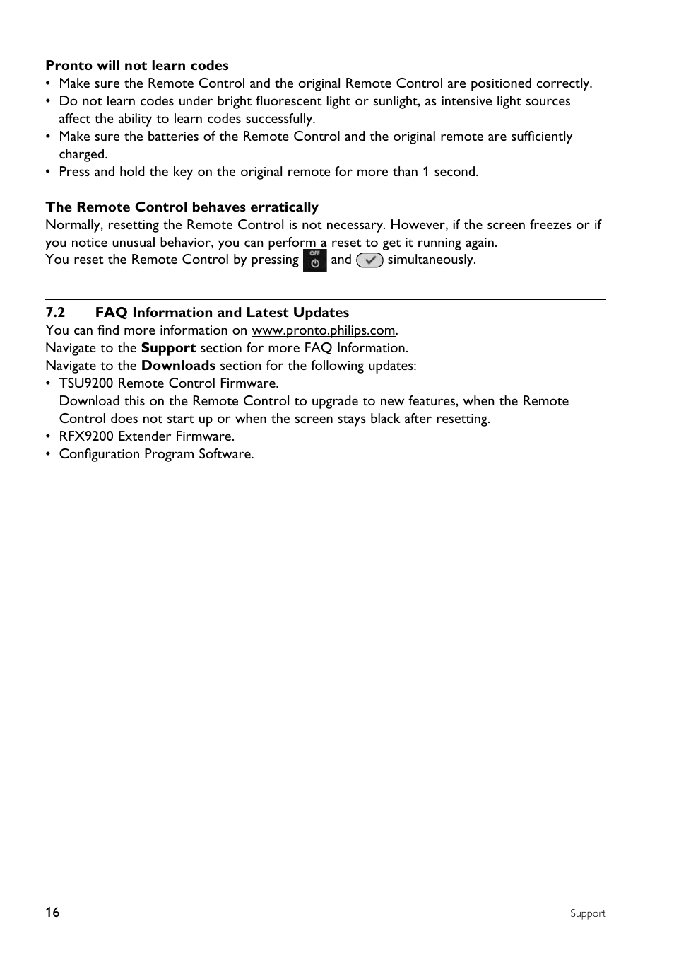 Philips TSU9200-37 User Manual | Page 16 / 48