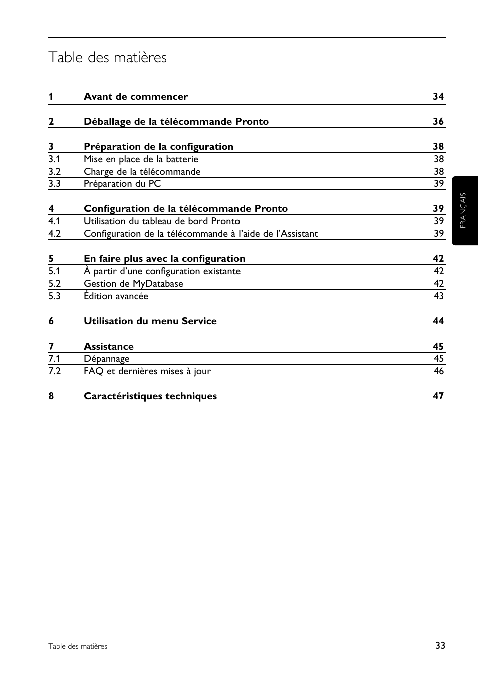 Philips TSU9200-37 User Manual | Page 33 / 48