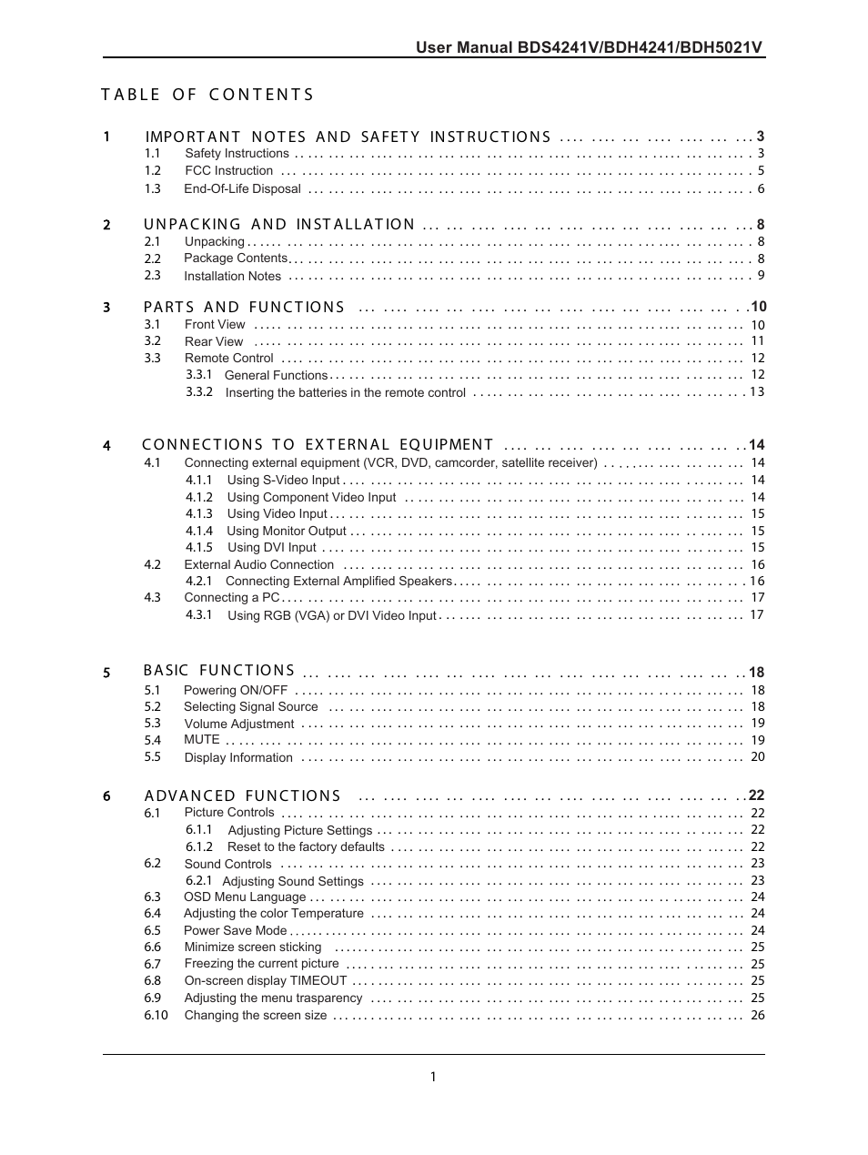 Philips BDH5021V-27B User Manual | Page 2 / 41