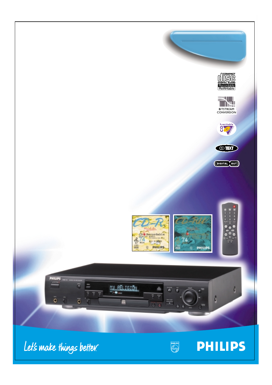 Philips CDR950BK User Manual | 2 pages