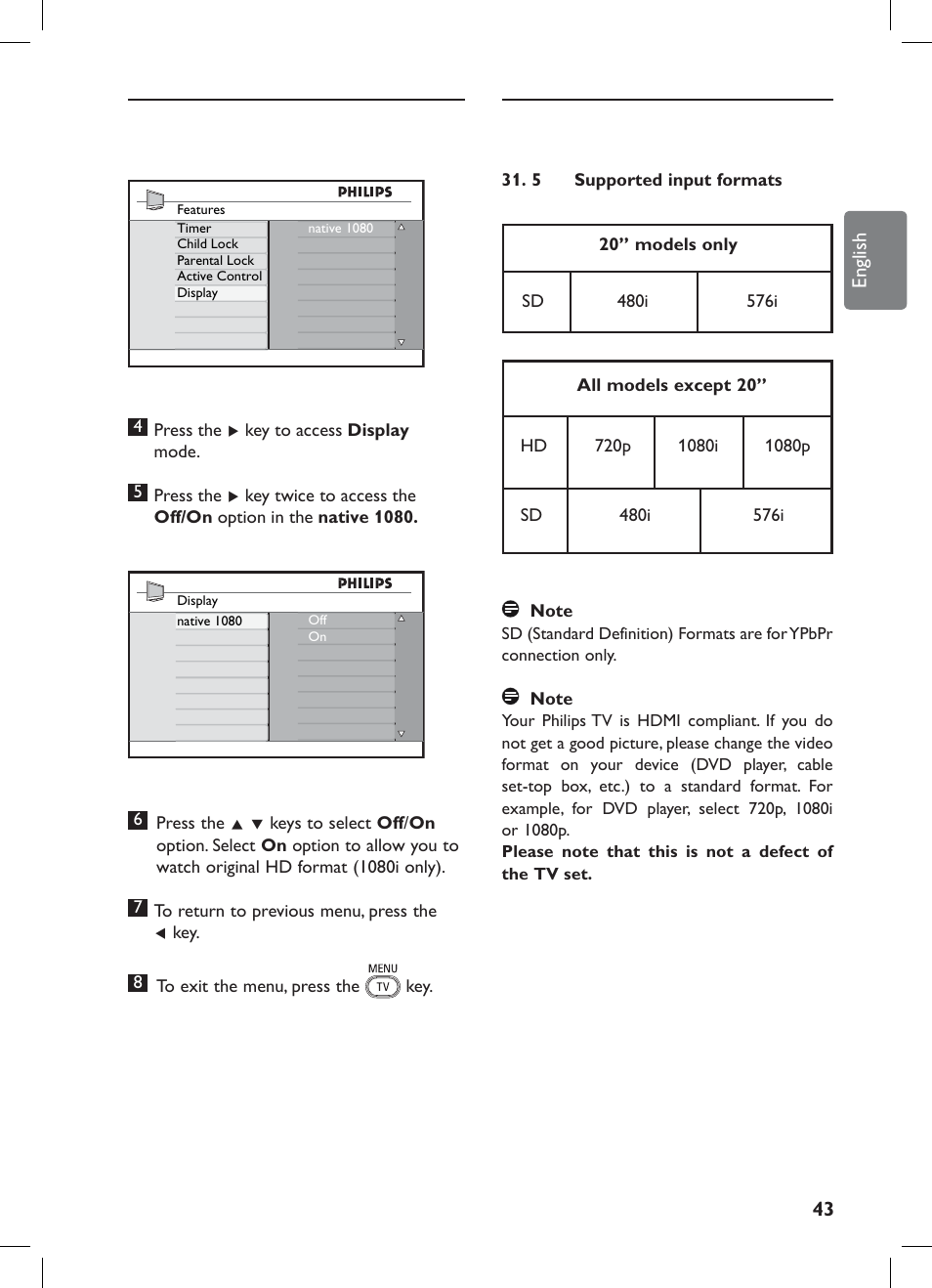 Philips 42PFL7682D-12 User Manual | Page 47 / 56