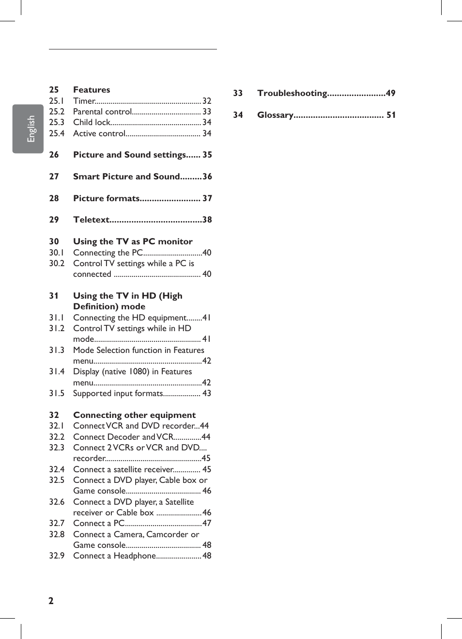 Philips 42PFL7682D-12 User Manual | Page 6 / 56