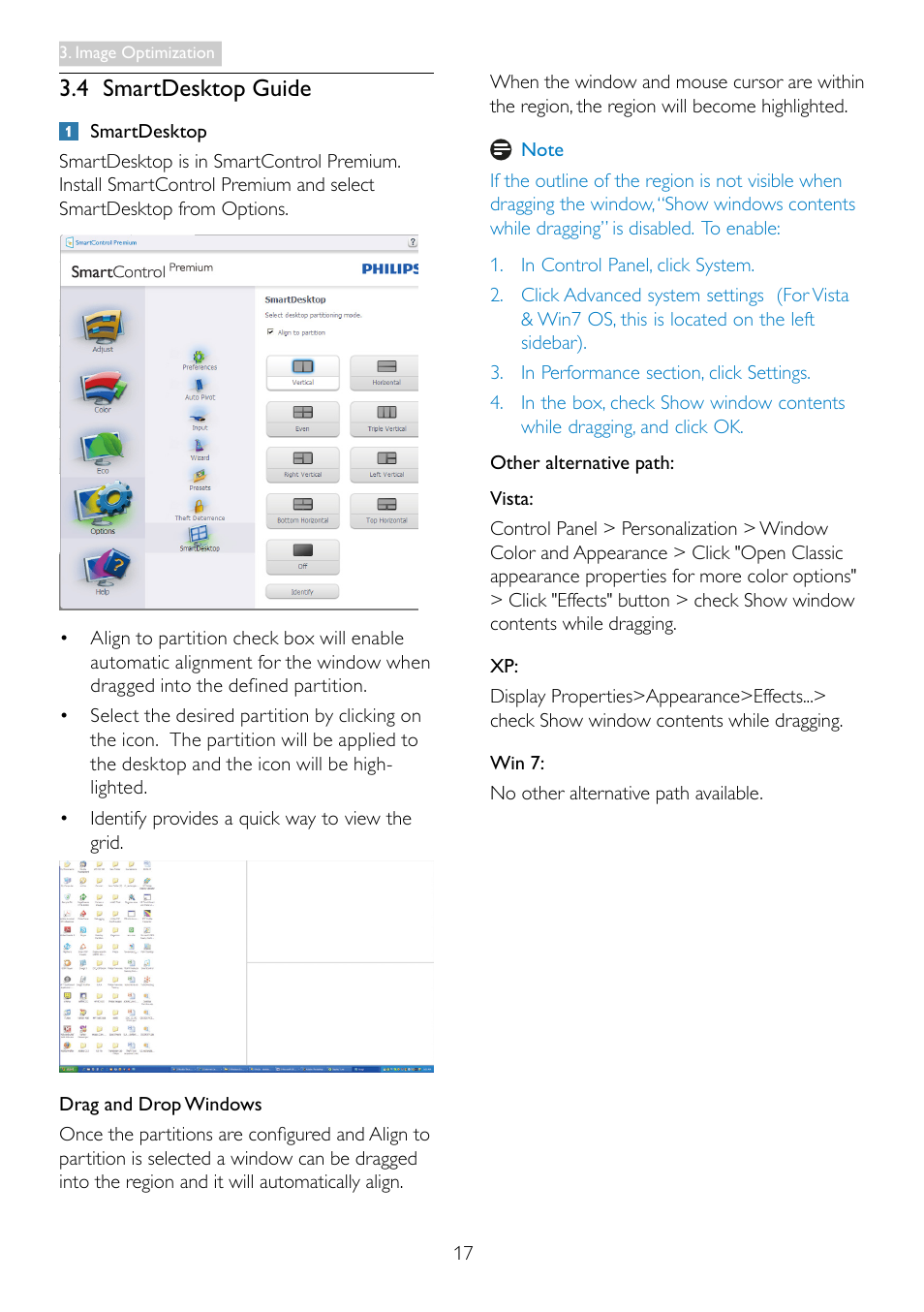 4 smartdesktop guide | Philips 19S4LSB5-27 User Manual | Page 19 / 45