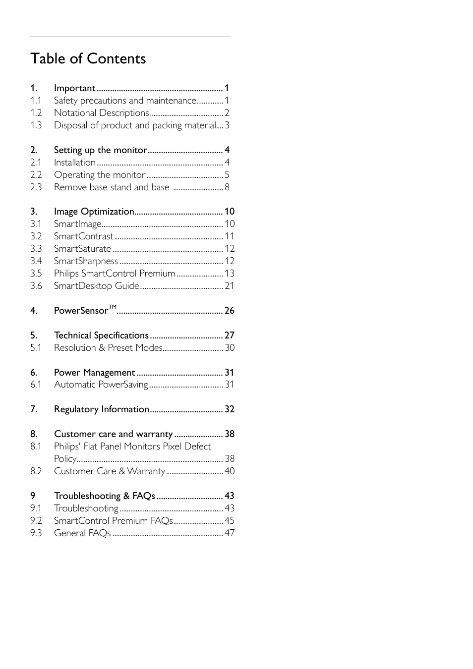 Philips 19B4LPCB-27 User Manual | Page 2 / 51