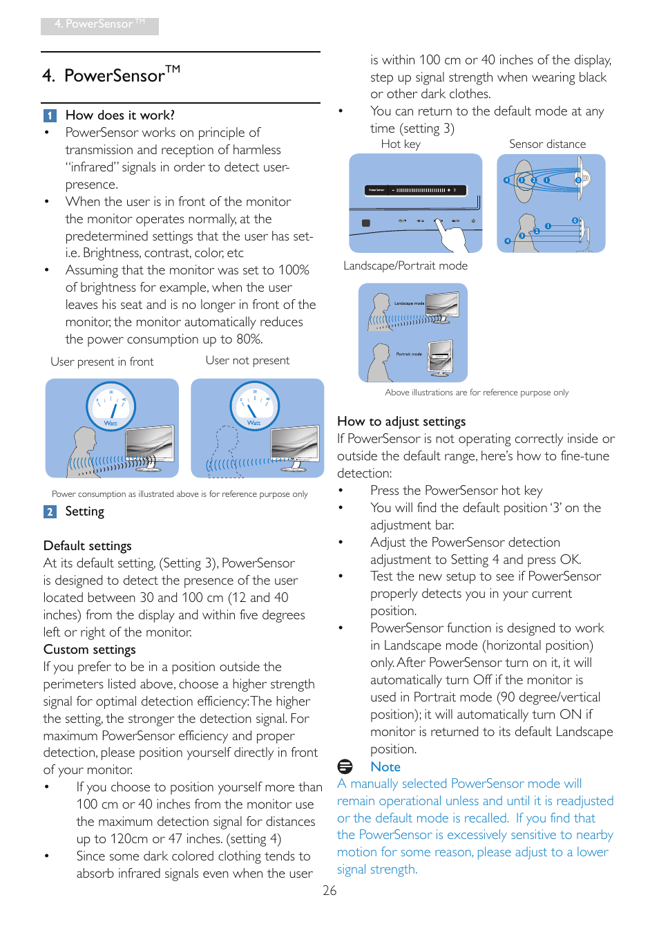 Powersensor | Philips 19B4LPCB-27 User Manual | Page 28 / 51