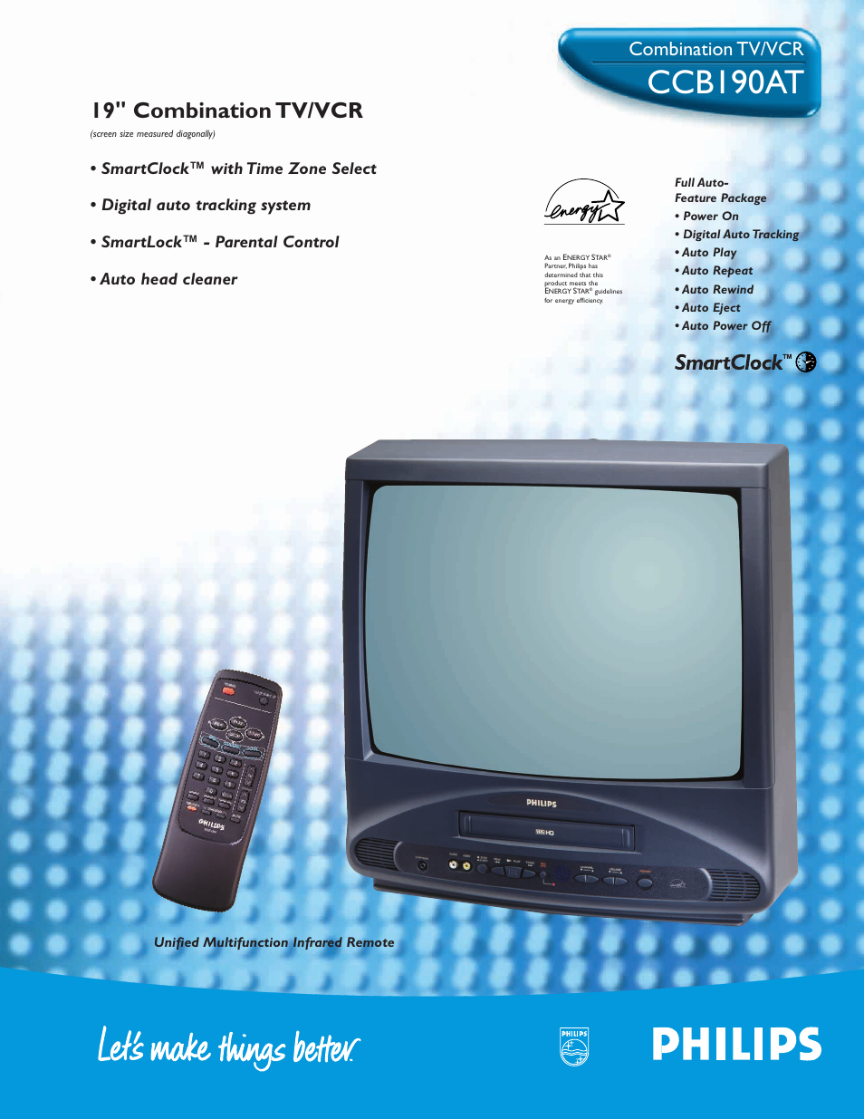 Philips CCB190AT User Manual | 2 pages