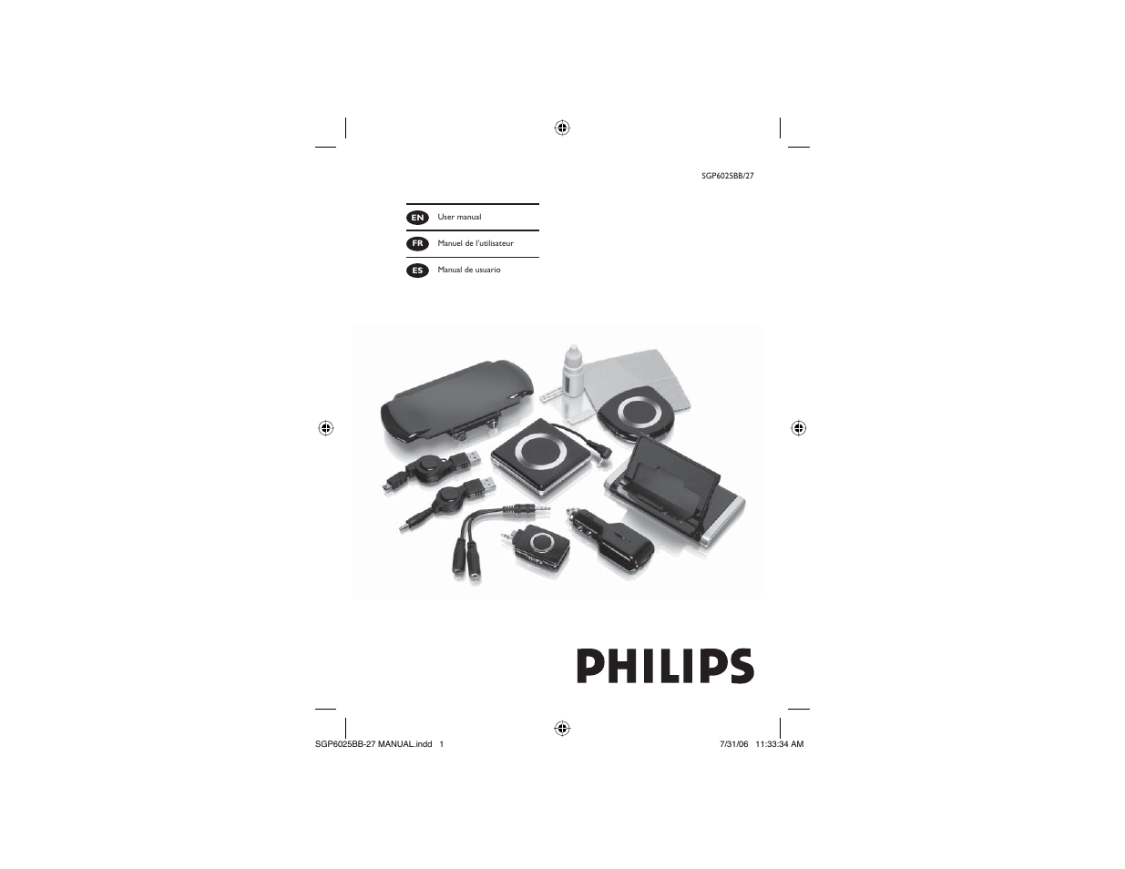 Philips SGP6025BB-27 User Manual | 19 pages