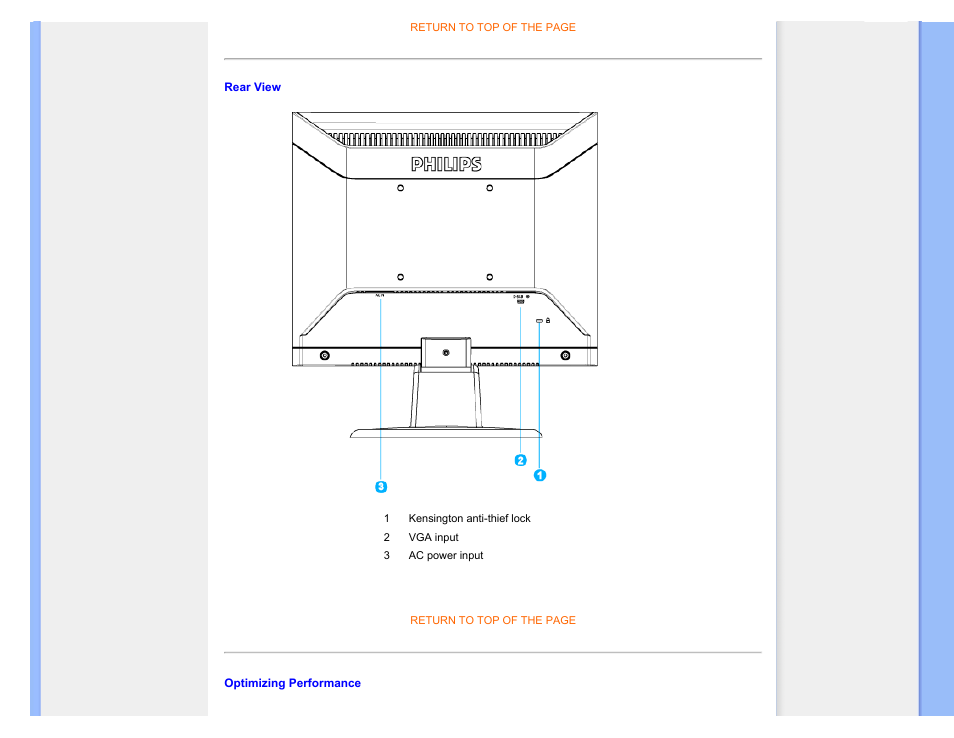 Optimizing performance | Philips 170V7FB-27 User Manual | Page 40 / 92