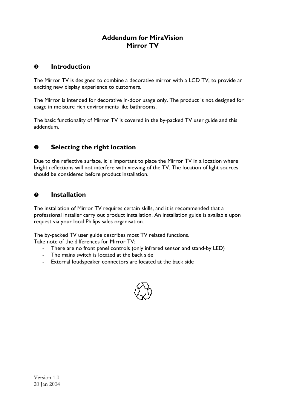 Philips 23MW9130-37B User Manual | 1 page