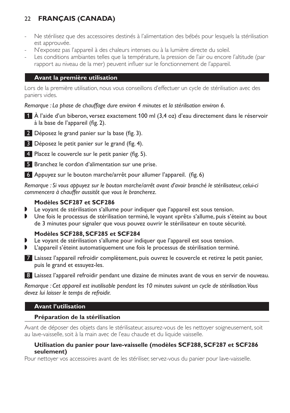 Philips SCF286-05 User Manual | Page 22 / 32
