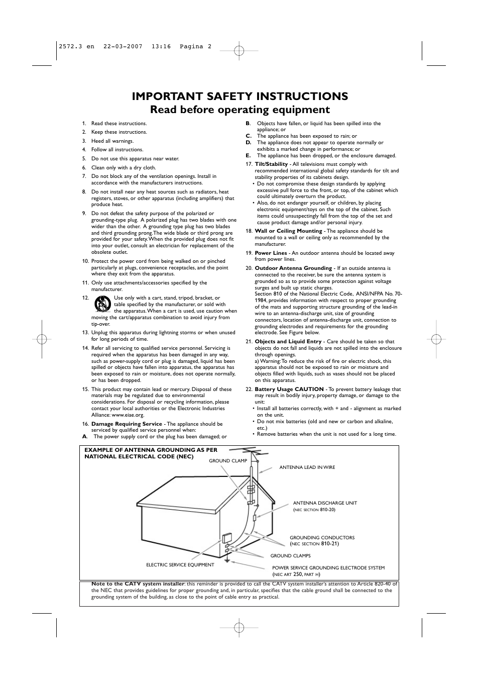 Philips 63PF9631D-37B User Manual | Page 2 / 70