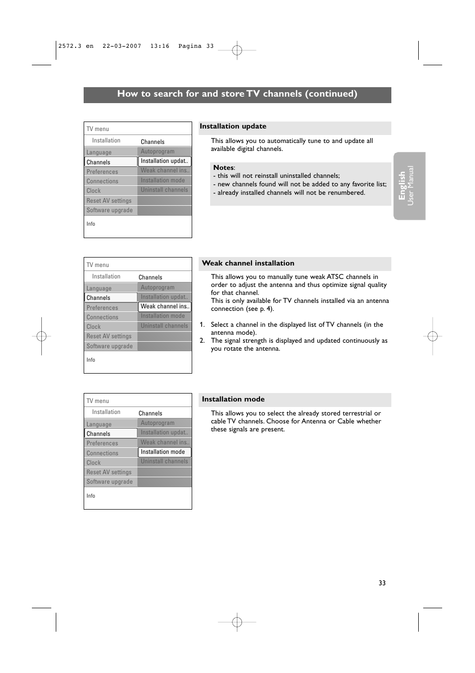 English | Philips 63PF9631D-37B User Manual | Page 35 / 70