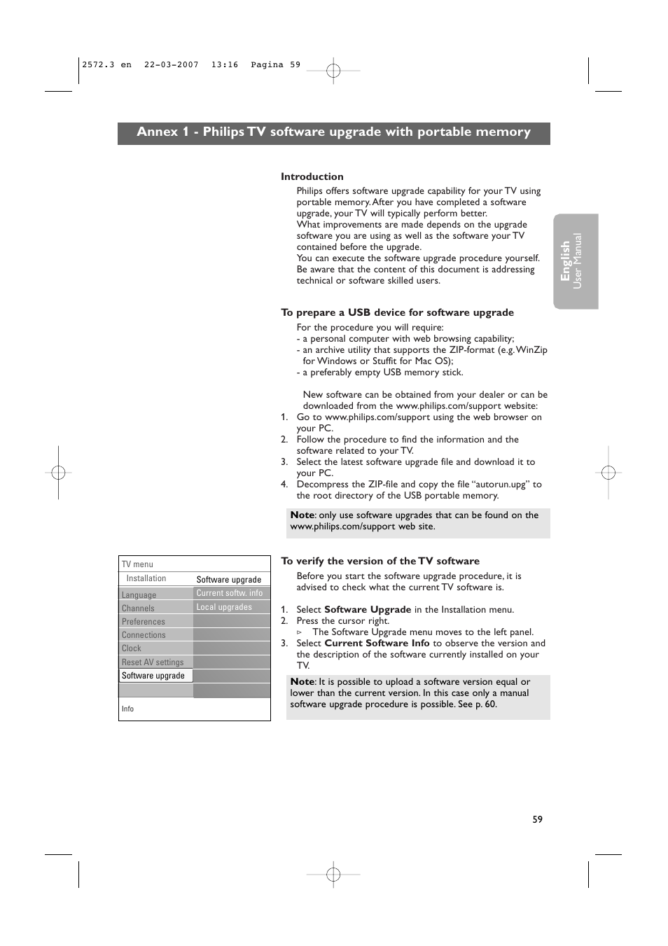 Philips 63PF9631D-37B User Manual | Page 61 / 70