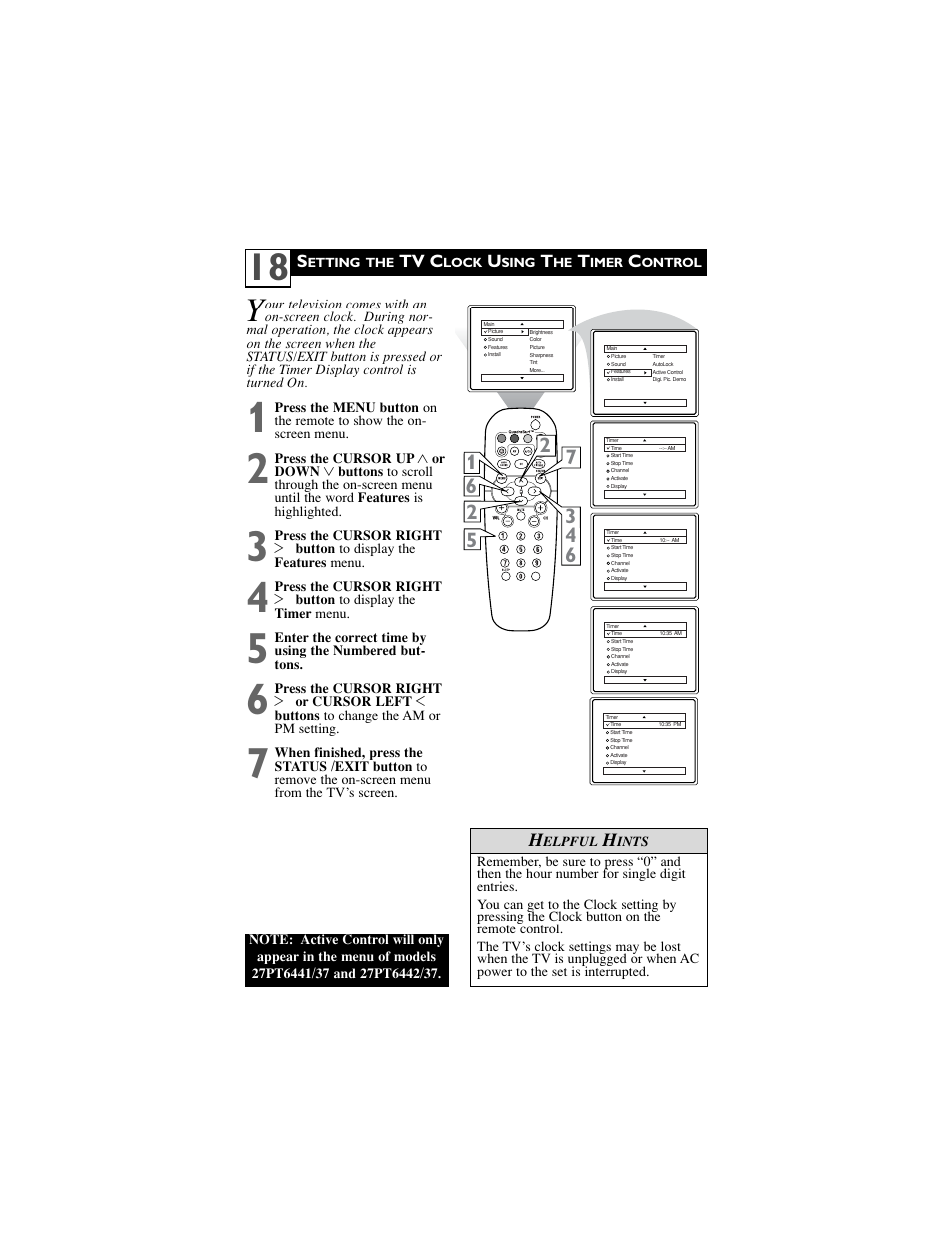 Tv c | Philips 32PT5441-37B User Manual | Page 22 / 41