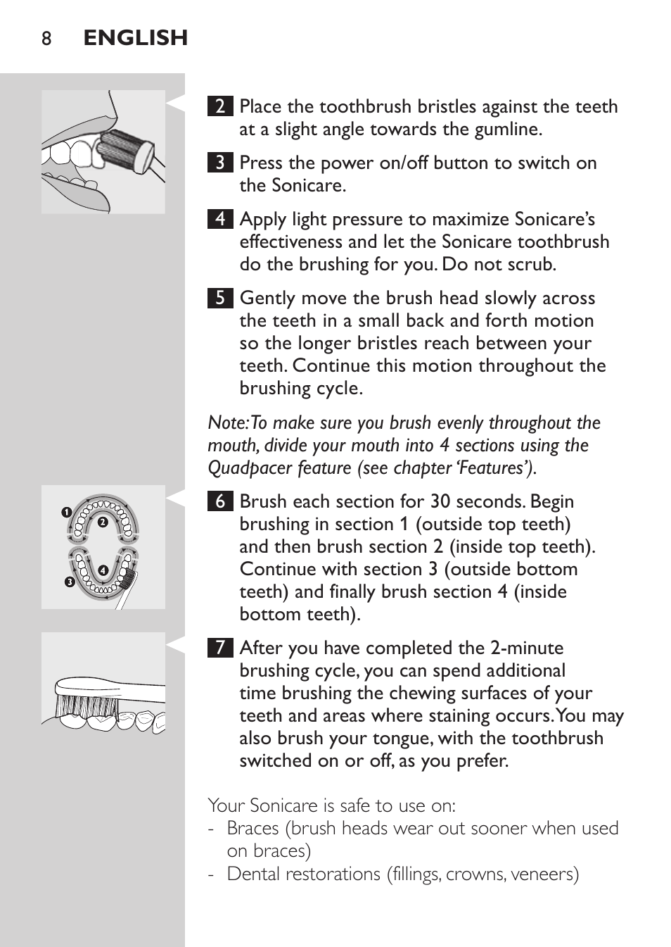 Philips HX6511-02 User Manual | Page 8 / 16