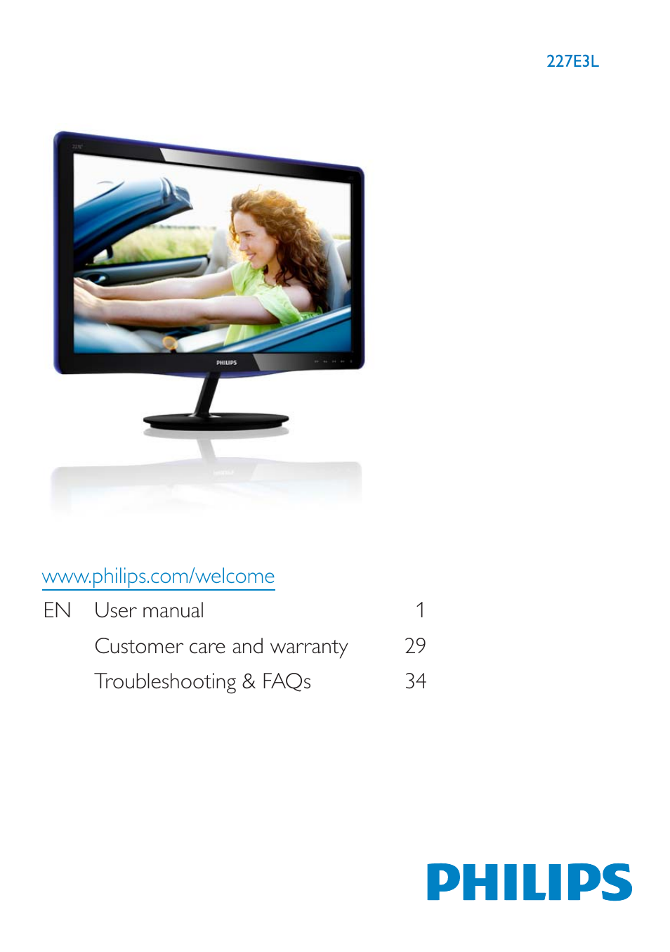 Philips 227E3LSU-27 User Manual | 41 pages