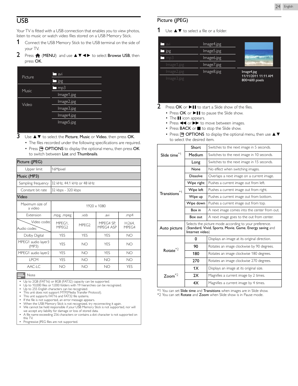 Picture (jpeg) | Philips 2000 series LED-LCD TV 39PFL2908 39" class-po User Manual | Page 24 / 56