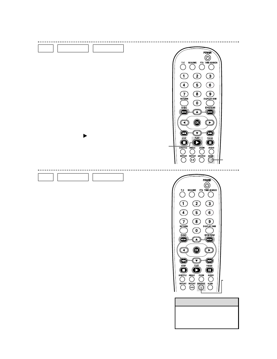 Scan, shuffle 27 | Philips DVDQ50AT99 User Manual | Page 27 / 60