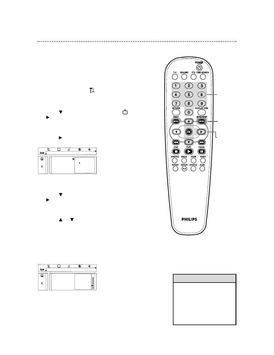 Access control (cont’d) 33 | Philips DVDQ50AT99 User Manual | Page 33 / 60