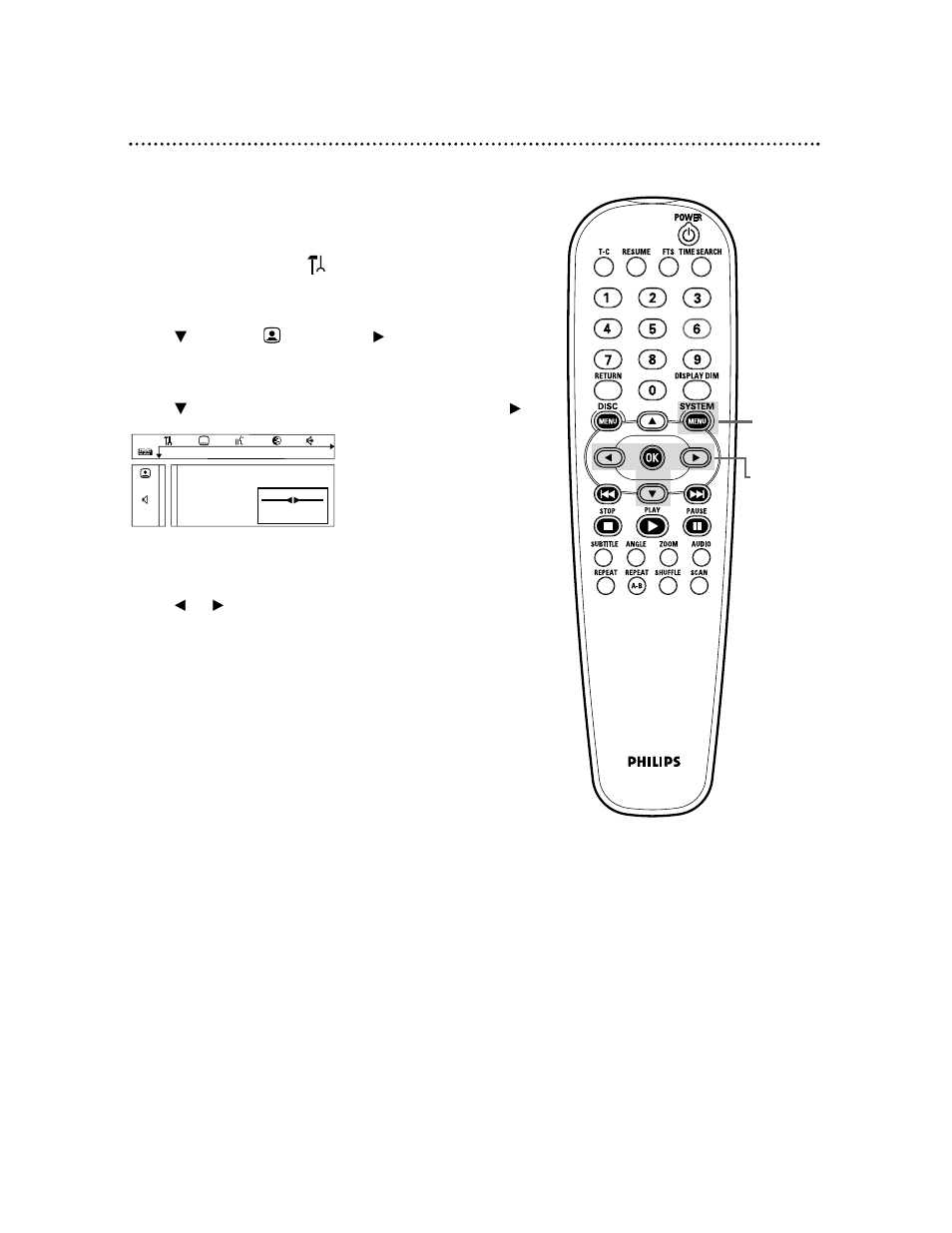 44 video shift | Philips DVDQ50AT99 User Manual | Page 44 / 60