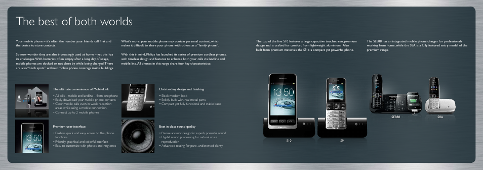 The best of both worlds | Philips SE8881B-23 User Manual | Page 2 / 9