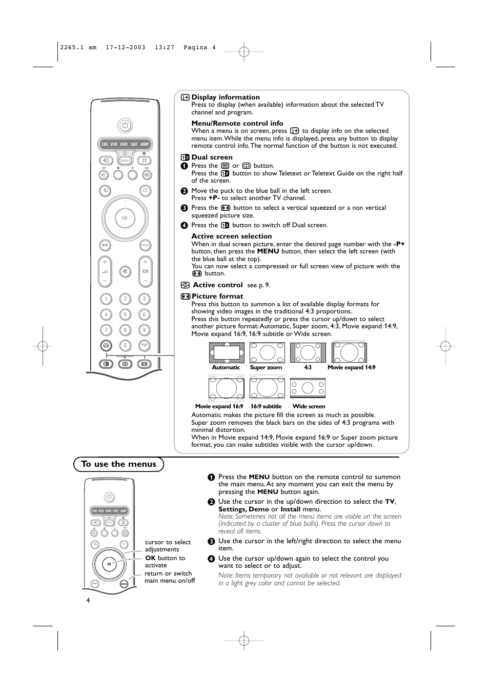 Philips 42PF9936-37B User Manual | Page 8 / 34