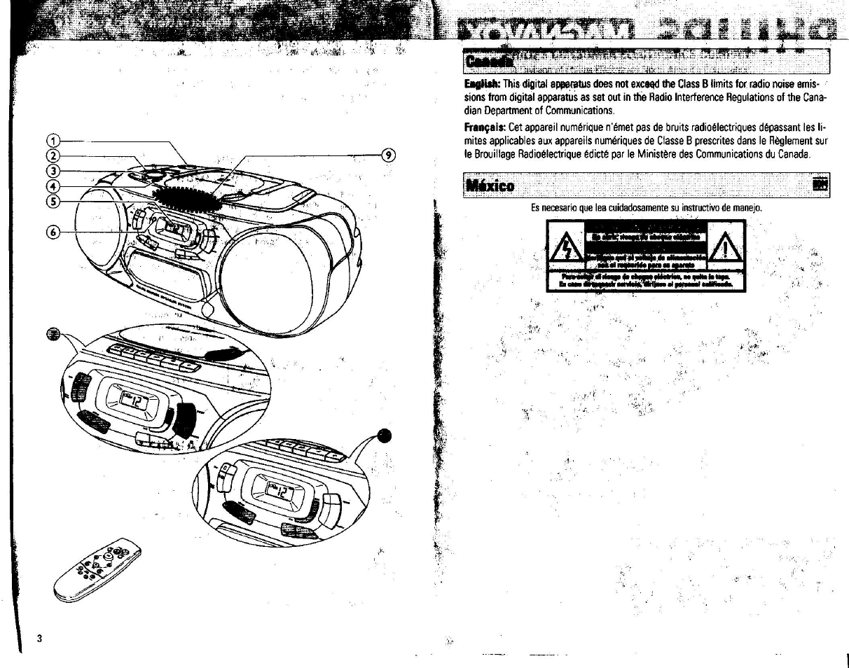 Philips AZ1208-17 User Manual | 8 pages