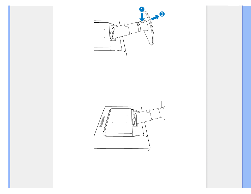 Remove the base | Philips 19S1EB-00 User Manual | Page 64 / 93