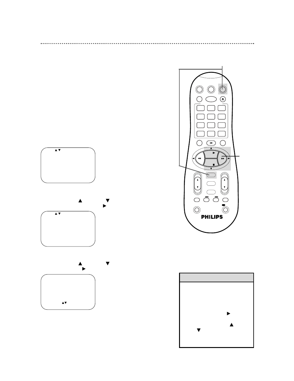 Setting the clock 13, Helpful hints, Manual clock setting | Instructions continue on page 14, Press the vcr button, then press the menu button | Philips VRA651AT99 User Manual | Page 13 / 60