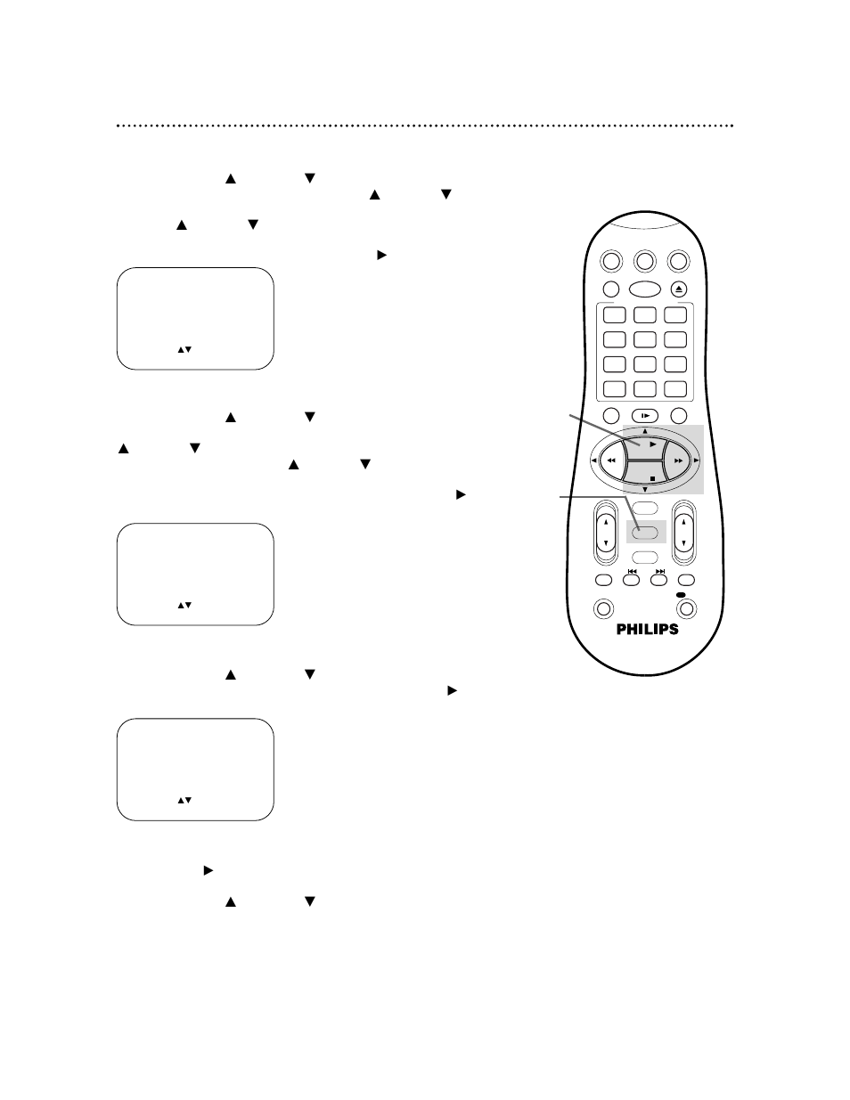 14 setting the clock (cont’d), Press the exit/status button | Philips VRA651AT99 User Manual | Page 14 / 60