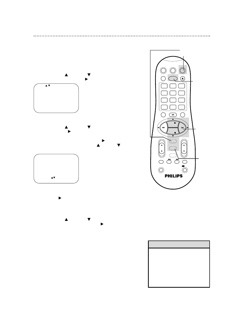 Setting the clock (cont’d) 15, Time zone selection, Helpful hints | Philips VRA651AT99 User Manual | Page 15 / 60