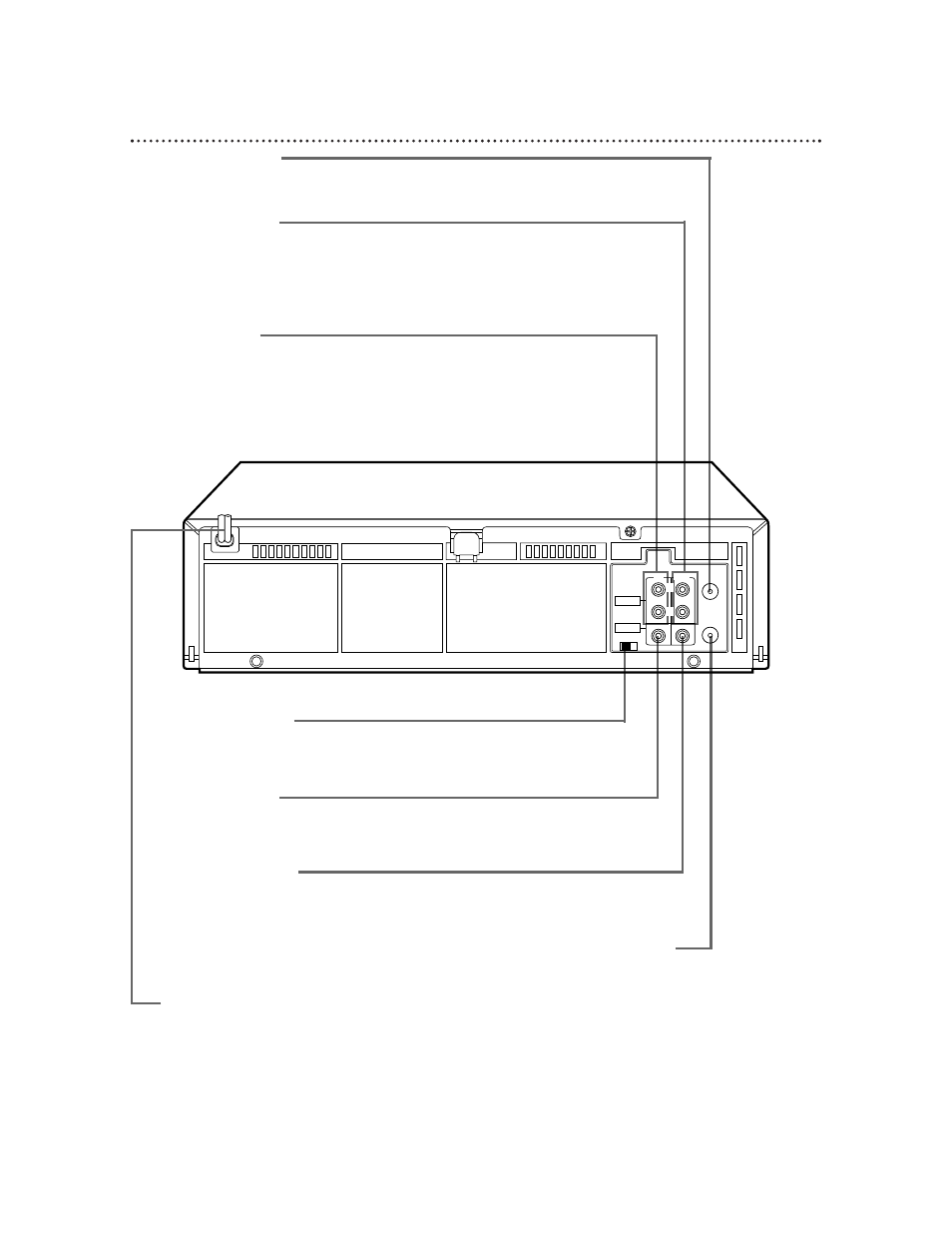 24 rear panel, Vra651 | Philips VRA651AT99 User Manual | Page 24 / 60