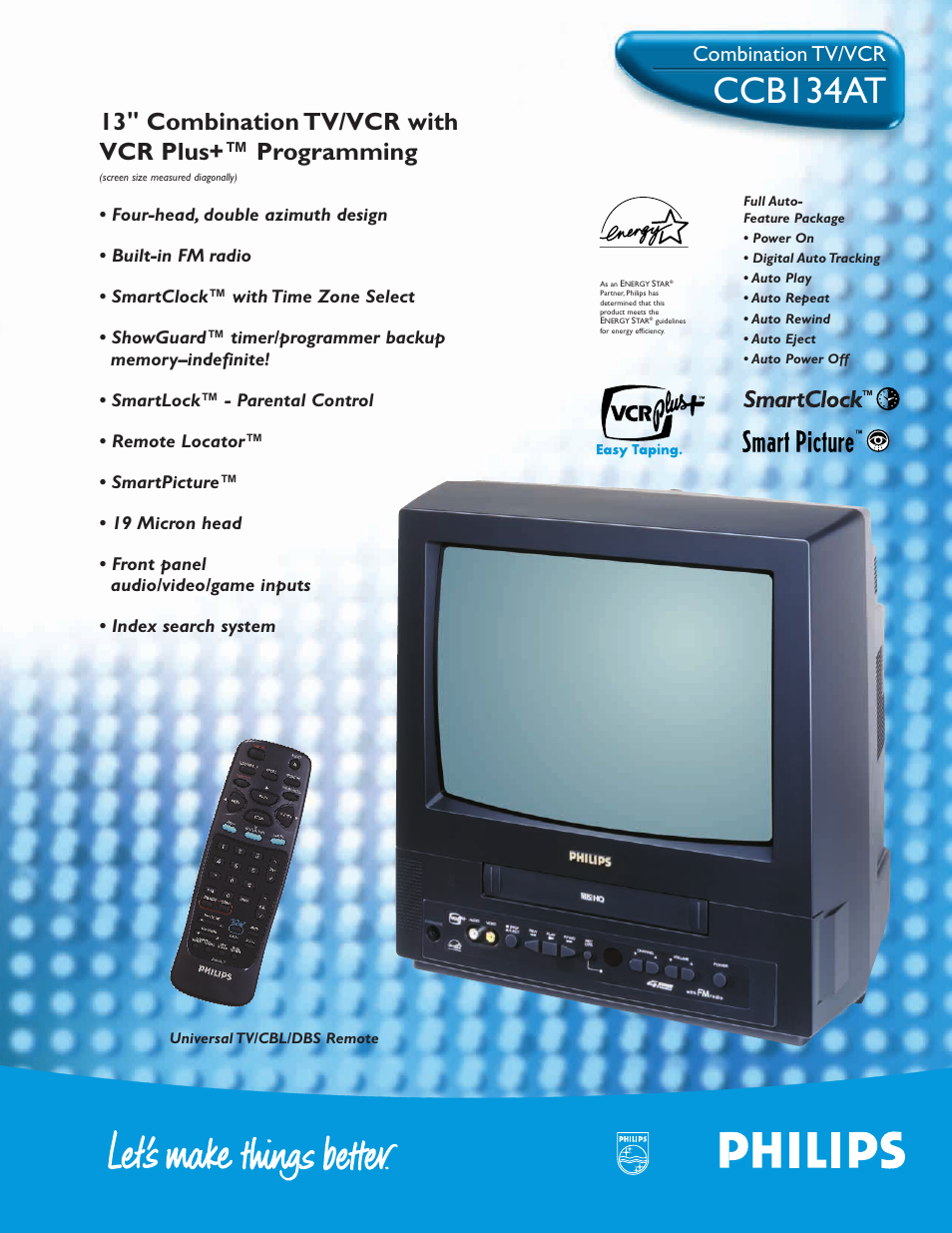 Philips CCB134AT99 User Manual | 2 pages