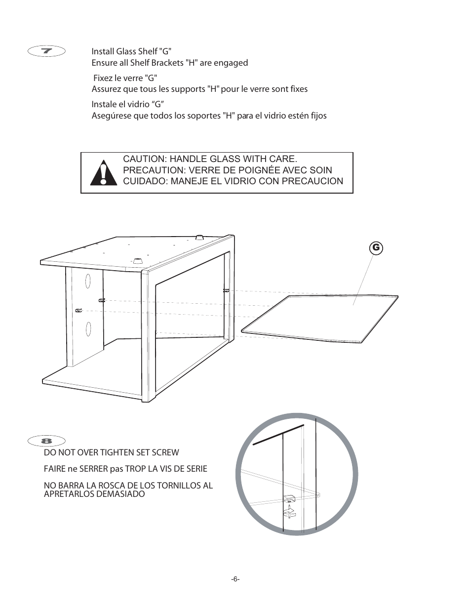 Philips 50 p6.pdf | Philips TV floor stand ST509126G User Manual | Page 6 / 8