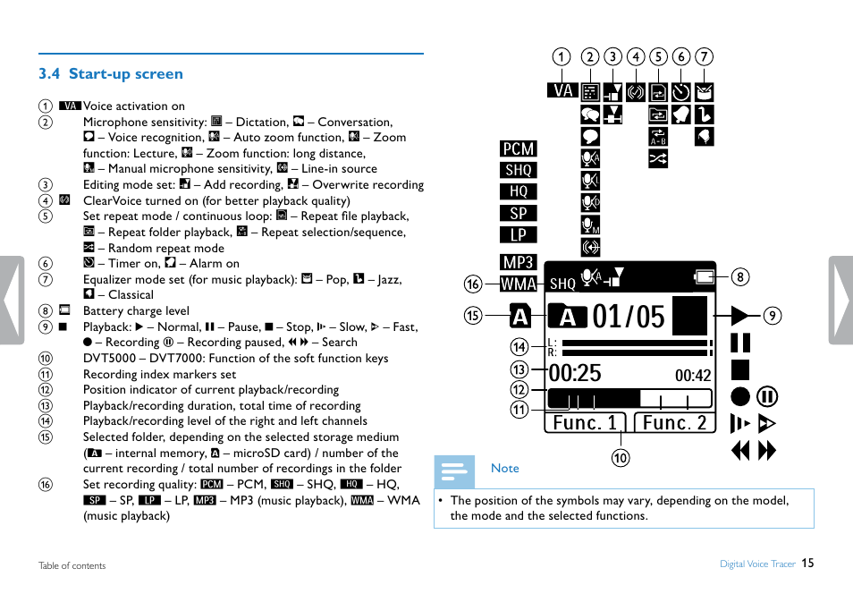 4 start-up screen | Philips DVT5500-00 User Manual | Page 15 / 60